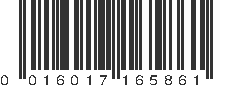 UPC 016017165861