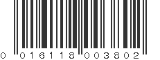 UPC 016118003802