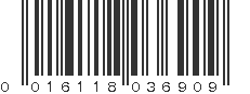 UPC 016118036909