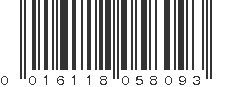 UPC 016118058093