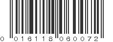 UPC 016118060072