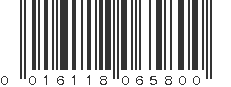 UPC 016118065800