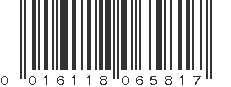 UPC 016118065817