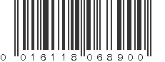 UPC 016118068900