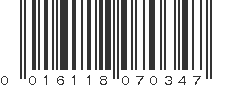 UPC 016118070347