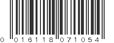 UPC 016118071054