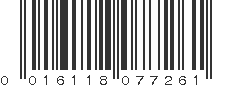 UPC 016118077261