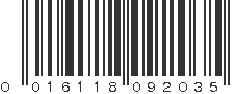 UPC 016118092035