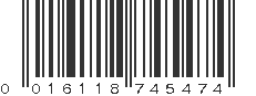 UPC 016118745474