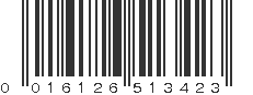 UPC 016126513423