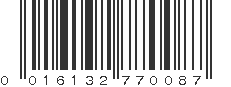 UPC 016132770087