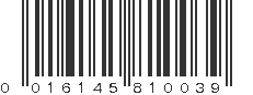 UPC 016145810039