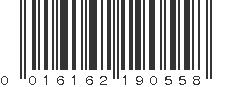 UPC 016162190558