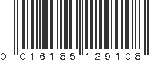 UPC 016185129108