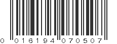 UPC 016194070507