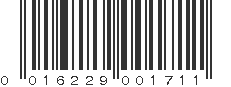 UPC 016229001711