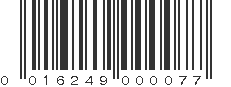 UPC 016249000077