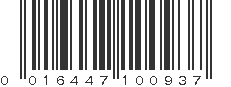 UPC 016447100937