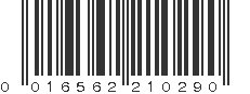 UPC 016562210290