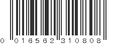 UPC 016562310808