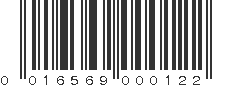 UPC 016569000122