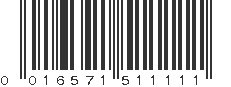 UPC 016571511111