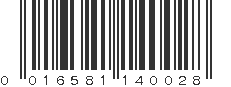 UPC 016581140028