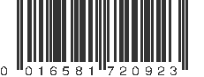 UPC 016581720923