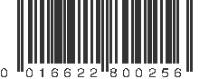 UPC 016622800256