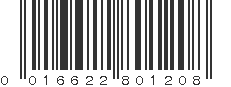 UPC 016622801208