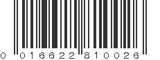 UPC 016622810026