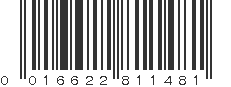 UPC 016622811481