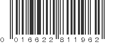 UPC 016622811962