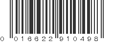 UPC 016622910498