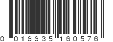 UPC 016635160576