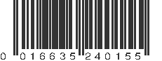 UPC 016635240155