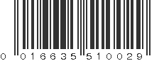 UPC 016635510029