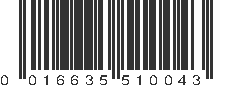 UPC 016635510043