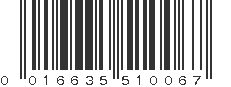 UPC 016635510067