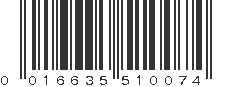 UPC 016635510074