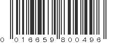 UPC 016659800496