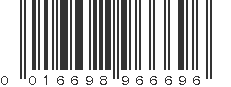 UPC 016698966696