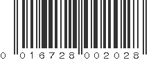 UPC 016728002028