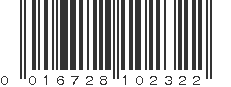 UPC 016728102322