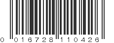 UPC 016728110426