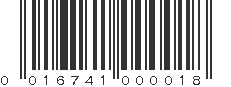 UPC 016741000018