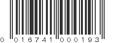 UPC 016741000193