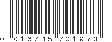 UPC 016745701973