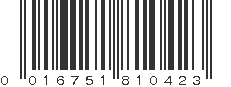 UPC 016751810423