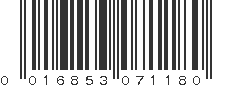 UPC 016853071180